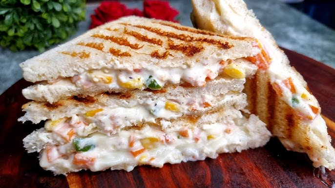 Cheese Corn Grilled Sandwich