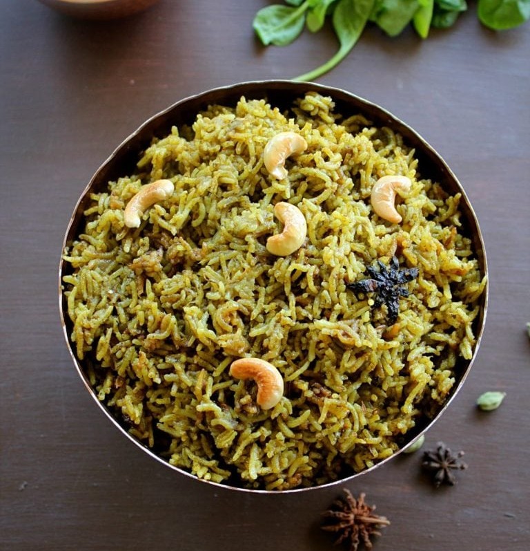 Palak Biriyani