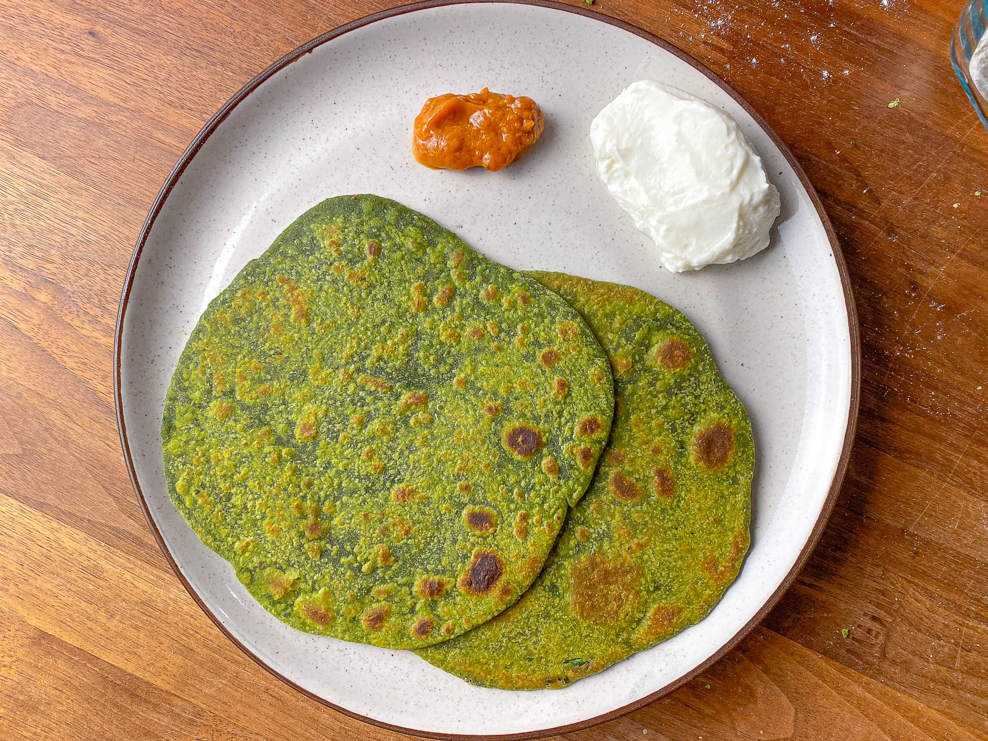 Palak Paratha