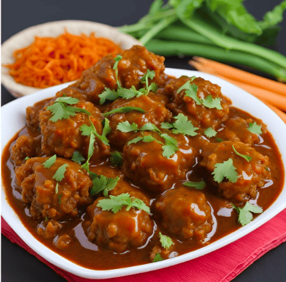 Veg Munchurian (4 pcs.)